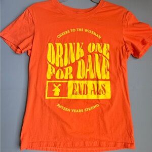 Dutch Bros Bright Orange T-Shirt with White Print